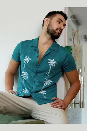 Campus Palm Tree Knit Shirt