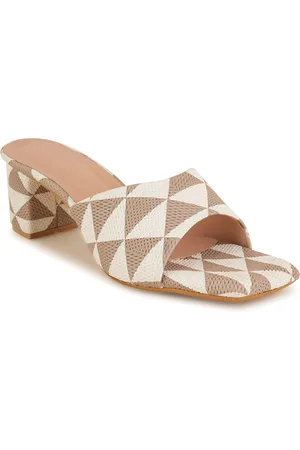 Mast & Harbour Printed Block Heels