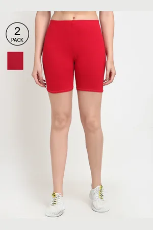 Jinfo Women Pack of 2 Cycling Sports Shorts