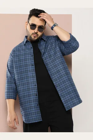 Sztori Men Plus Size Original Checked Casual Shirt