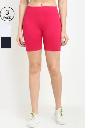 Jinfo Women Pack Of 3 Cycling Shorts