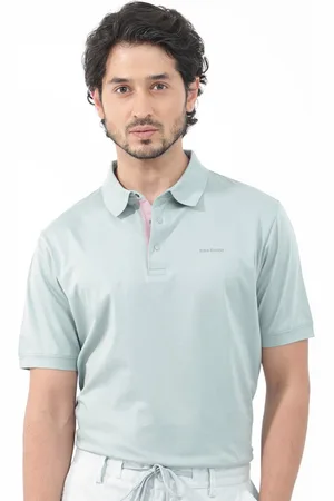 RARE RABBIT Men Keneth Regular Fit Polo Collar Tshirts