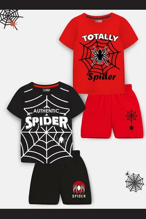 HERE&NOW Kids Pack Of 2 Printed T-shirt with Shorts