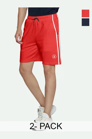 Ardeur Men Pack Of 2 Mid-Rise Cotton Sports Shorts