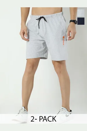 Ardeur Pack Of 2 Mid Rise Cotton Sports Shorts