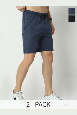 Ardeur Pack Of 2 Mid Rise Cotton Sports Shorts
