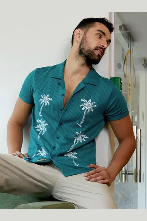 Campus Palm Tree Knit Shirt