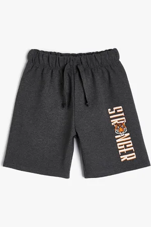 Koton Boys Printed Mid-Rise Casual Shorts