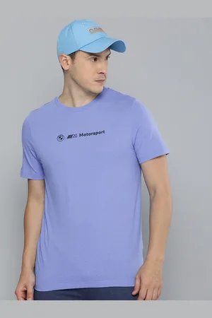 PUMA BMW M Brand Logo Printed Pure Cotton T-shirt
