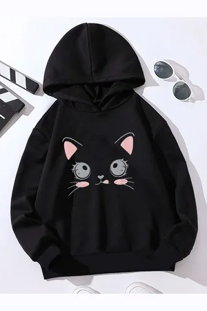 Stylecast Girls Printed Hooded Sweatshirt
