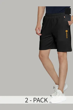 Ardeur Men Pack Of 2 Mid-Rise Cotton Sports Shorts