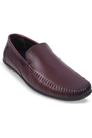 Metro Men Square Toe Leather Loafers