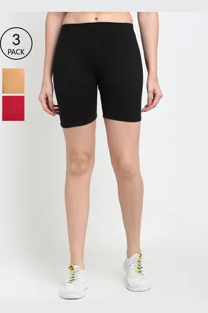 Jinfo Women Pack Of 3 Cycling Shorts