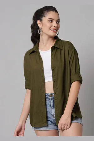 Fab Star Classic Spread Collar Long Sleeves Casual Shirt