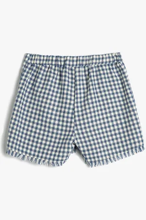 Koton Girls Checked Hot Pant
