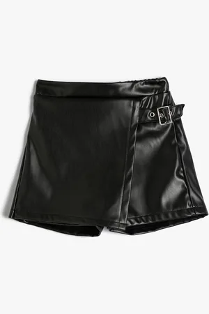 Koton Girls Mid Rise Regular Shorts