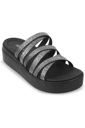 Metro Strappy Embellished Flatform Heels