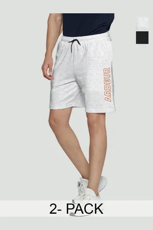 Ardeur Men Pack Of 2 Mid-Rise Cotton Sports Shorts