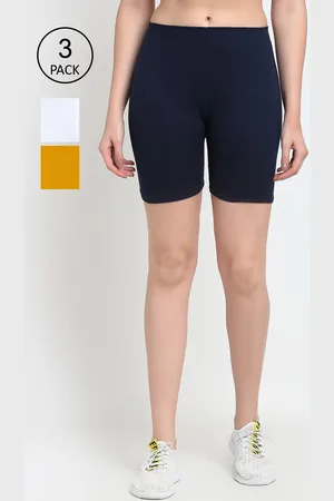 Jinfo Women Pack Of 3 Cycling Shorts