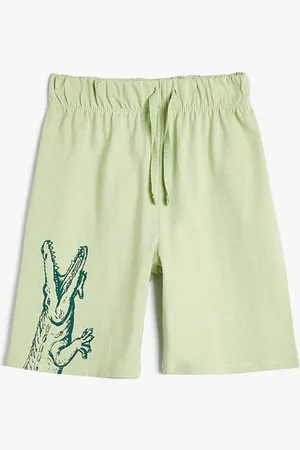 Koton Boys Graphic Printed Pure Cotton Shorts