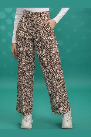 Harajuku Zebra Print Straight Pant