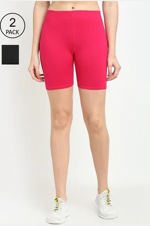 Jinfo Women Pack of 2 Cycling Sports Shorts
