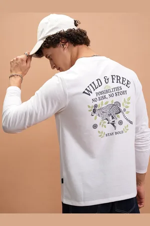 Ketch Men Typography Printed Henley Neck T-shirt