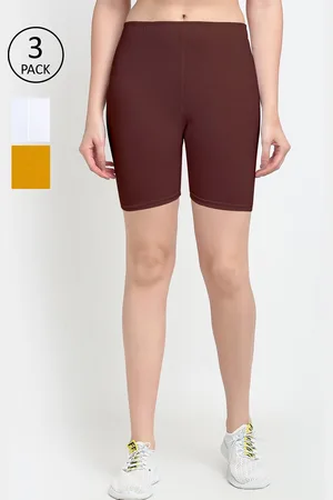 Jinfo Women Pack Of 3 Cycling Shorts