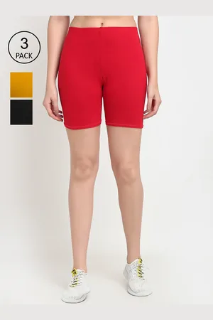 Jinfo Women Pack Of 3 Cycling Shorts