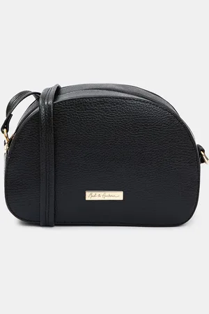 Mast & Harbour PU Structured Sling Bag with Tasselled