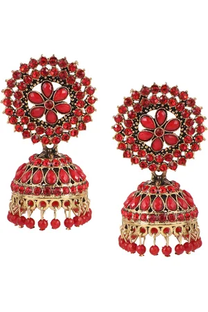 Keviv Dome Shaped Jhumkas Earrings