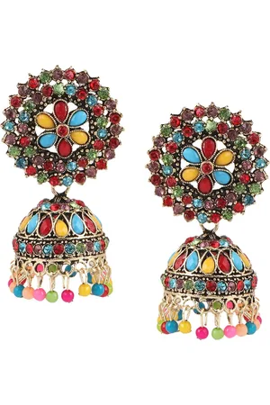 Keviv Dome Shaped Jhumkas Earrings