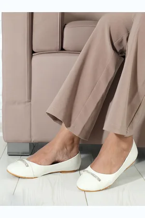 Elle Embellished Round Toe Slip-On Ballerinas