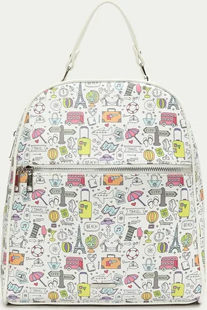 Lifestyle Women Graphic Printed Backpack