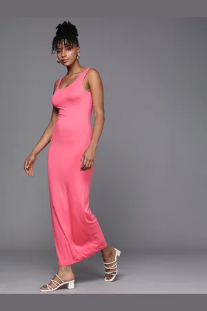 Boohoo Solid Maxi Dress