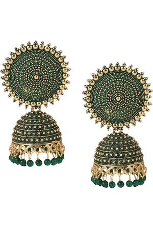 Keviv Dome Shaped Jhumkas Earrings
