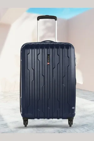 Swiss Military Crystal Textured Hard Large Trolley Suitcase - 71 cm