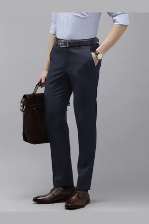 Park Avenue Neo Fit Blue Formal Trouser For Men