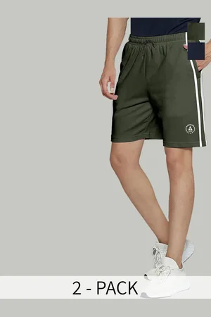 Ardeur Pack Of 2 Mid Rise Cotton Sports Shorts