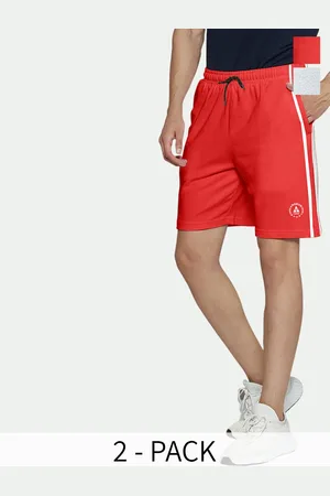 Ardeur Pack Of 2 Mid Rise Cotton Sports Shorts