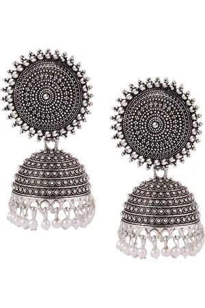 Keviv Dome Shaped Jhumkas Earrings
