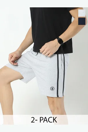 Ardeur Pack Of 2 Mid Rise Cotton Sports Shorts
