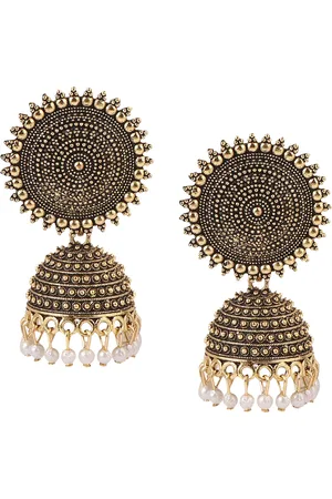 Keviv Dome Shaped Jhumkas Earrings