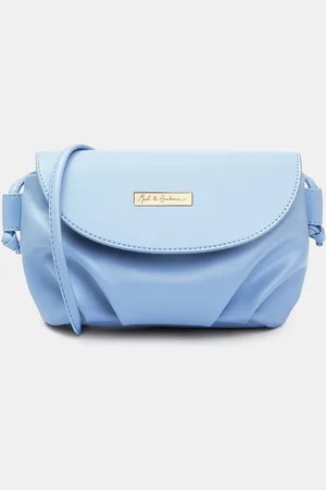 Mast & Harbour Blue Structured Sling Bag