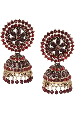 Keviv Dome Shaped Jhumkas Earrings