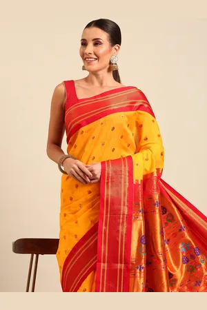 Varkala Silk Sarees Ethnic Motifs Zari Paithani Saree