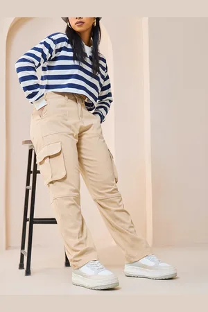 Bewakoof Women Straight Cargo Pants