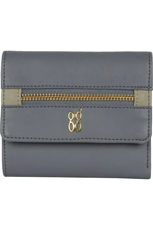 Baggit Women Solid PU Three Fold Wallet