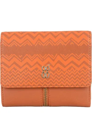 Baggit Women Printed PU Three Fold Wallet