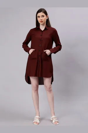 ENTELLUS Women Comfort Slim Fit Opaque Casual Shirt